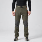 Pantaloni da trekking da uomo foderati in pile e idrorepellenti
