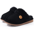 Pantofole riscaldate comode da donna