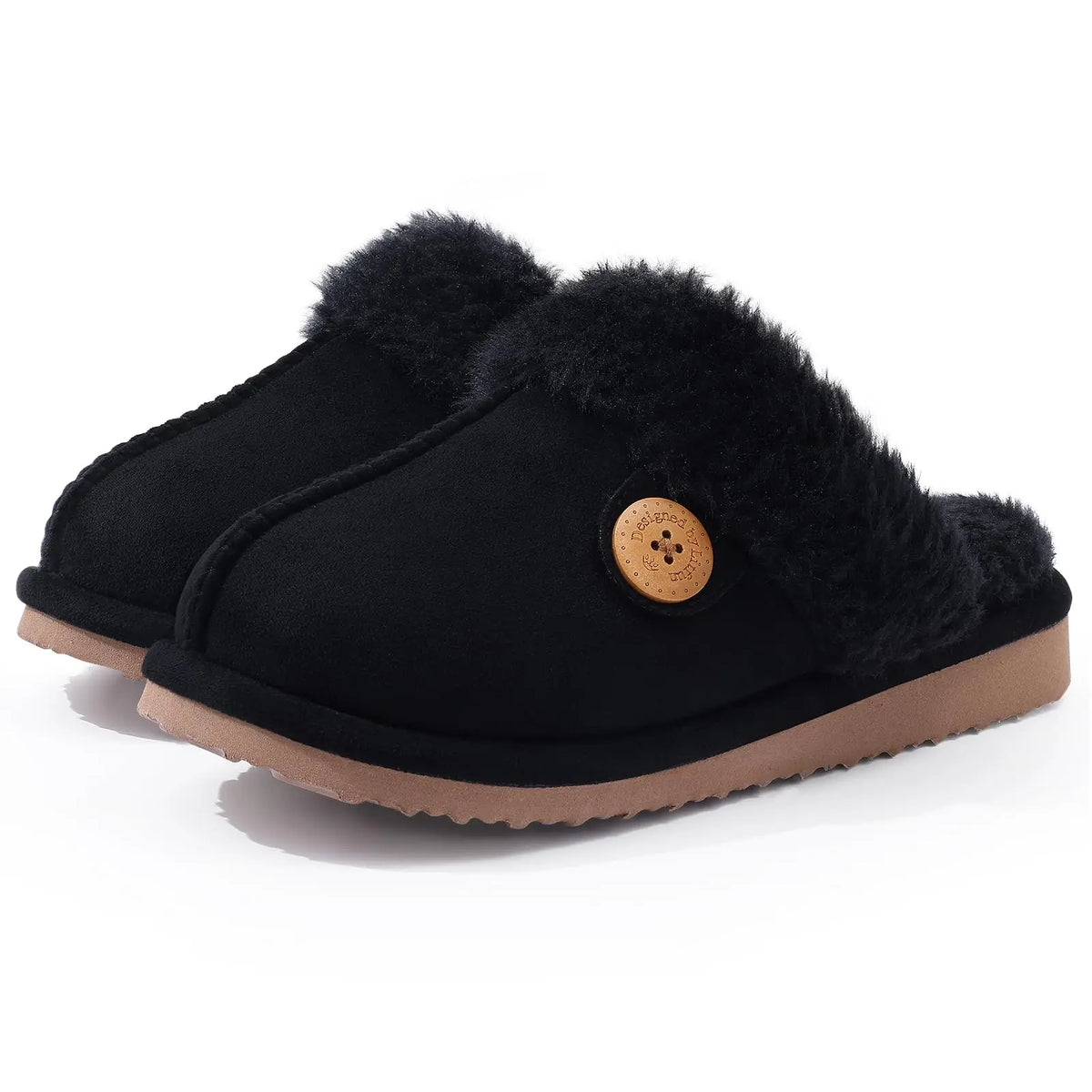 Pantofole riscaldate comode da donna