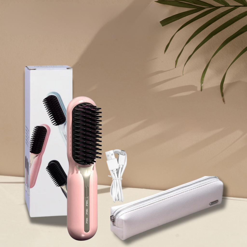 Piastra lisciante | Spazzola lisciante cordless | Styling veloce e capelli lucenti | IonFlex Styler