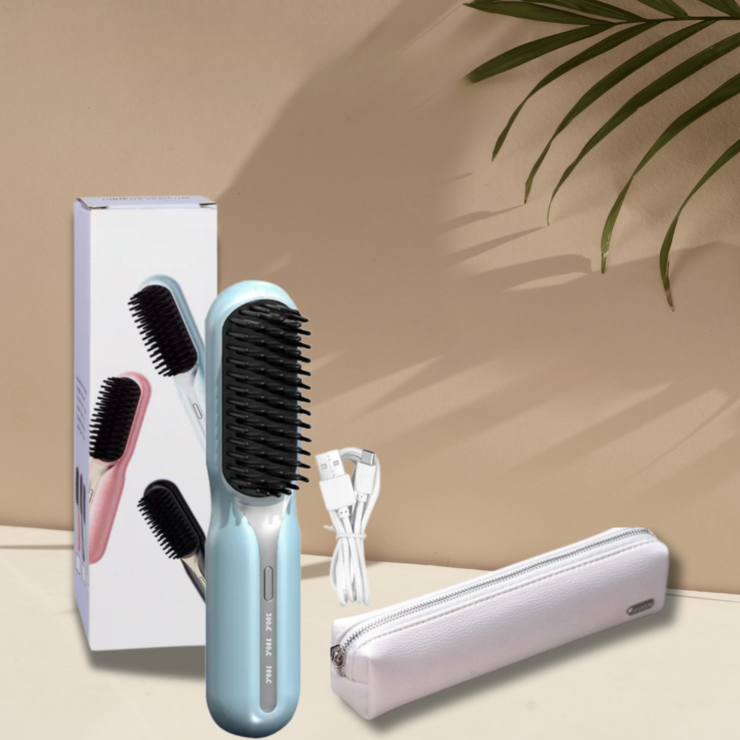 Piastra lisciante | Spazzola lisciante cordless | Styling veloce e capelli lucenti | IonFlex Styler