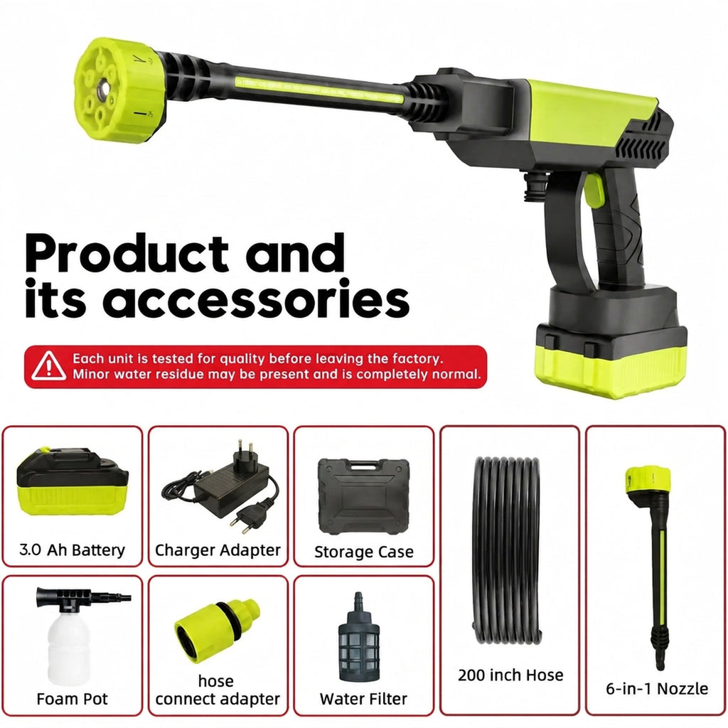 Pistola idropulitrice cordless Sperindei