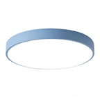 Plafoniera rotonda moderna con cornice sottile