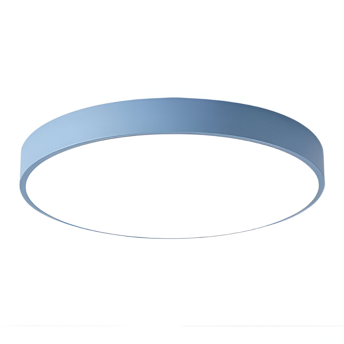 Plafoniera rotonda moderna con cornice sottile