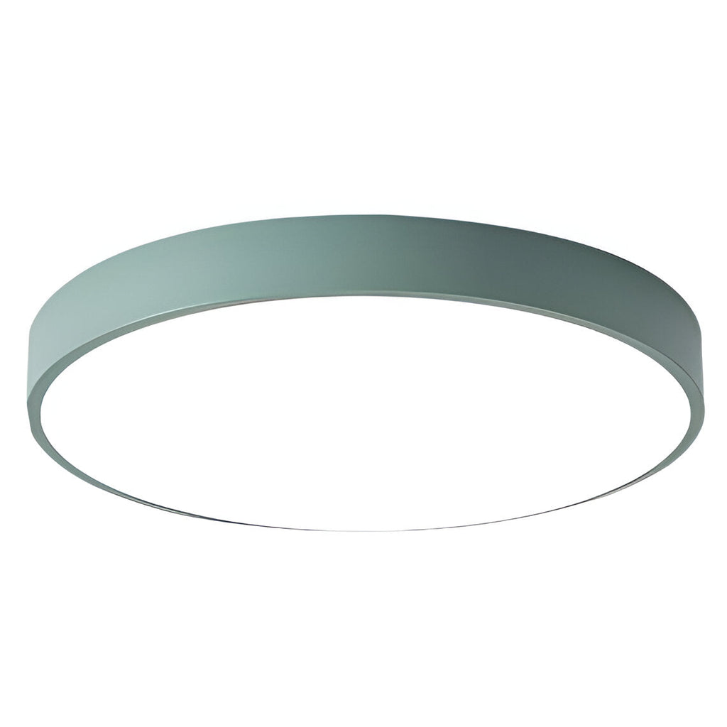 Plafoniera rotonda moderna con cornice sottile