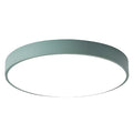 Plafoniera rotonda moderna con cornice sottile