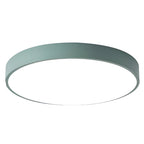 Plafoniera rotonda moderna con cornice sottile
