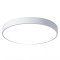 Plafoniera rotonda moderna con cornice sottile