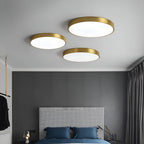 Plafoniera rotonda moderna con cornice sottile