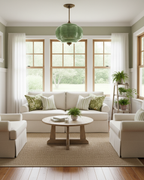 Plafoniera vintage in vetro con dettagli in ottone, elegante lampada a soffitto