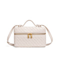 Pochette cosmetica in pelle intrecciata