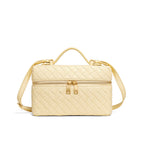 Pochette cosmetica in pelle intrecciata