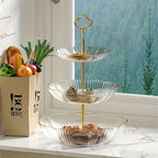 Portafrutta a 3 ripiani moderno e organizer