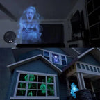 Proiettore Halloween | Finestre e interni | 12 film inclusi | Configurazione facile