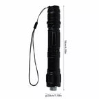 Puntatore laser rosso ricaricabile con set torcia multiuso