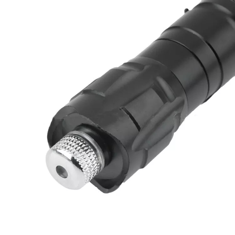 Puntatore laser rosso ricaricabile con set torcia multiuso