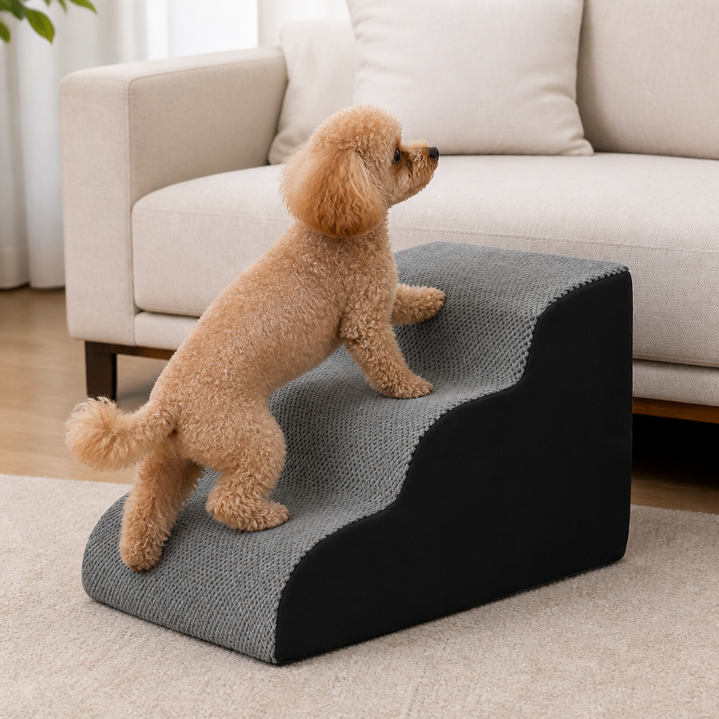Rampa per animali domestici in memory foam antiscivolo (pieghevole, lavabile)