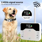 Recinto wireless per cani e collare da addestramento – IP65 impermeabile – Raggio 300 m – Ricaricabile – Per 1 o 2 cani