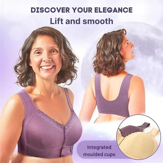 Reggiseno con chiusura frontale in cotone morbido EasyLift