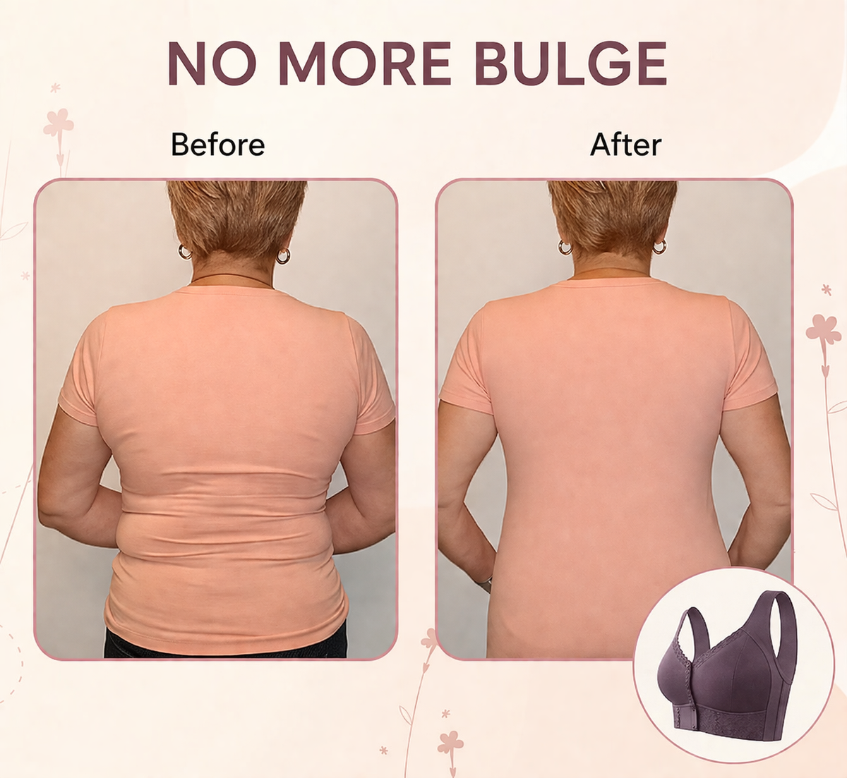 Reggiseno con chiusura frontale in cotone morbido EasyLift