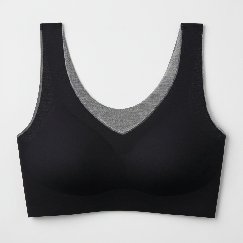 Reggiseno senza ferretto comodo seamless con sostegno elasticizzato