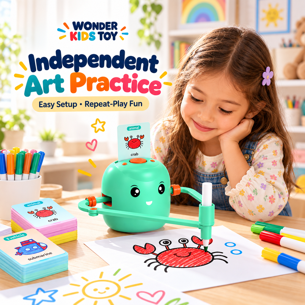 Robot giocattolo per disegno automatico per bambini