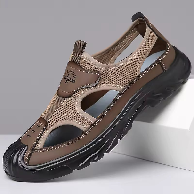 Sandali chiusi da uomo slip-on premium per il massimo comfort