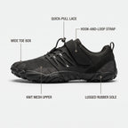 Scarpe barefoot con punta larga – Scarpe da trekking e allenamento minimaliste