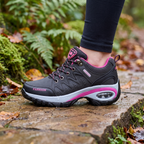Scarpe da camminata donna con cuscinetto d'aria e suola scolpita