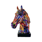 Scultura artistica di cavallo in resina di alta qualità