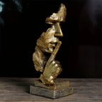 Scultura astratta contemplativa per riflessione tranquilla