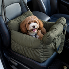 Seggiolino auto per cani antiscivolo e lavabile (con cinghie di sicurezza regolabili)