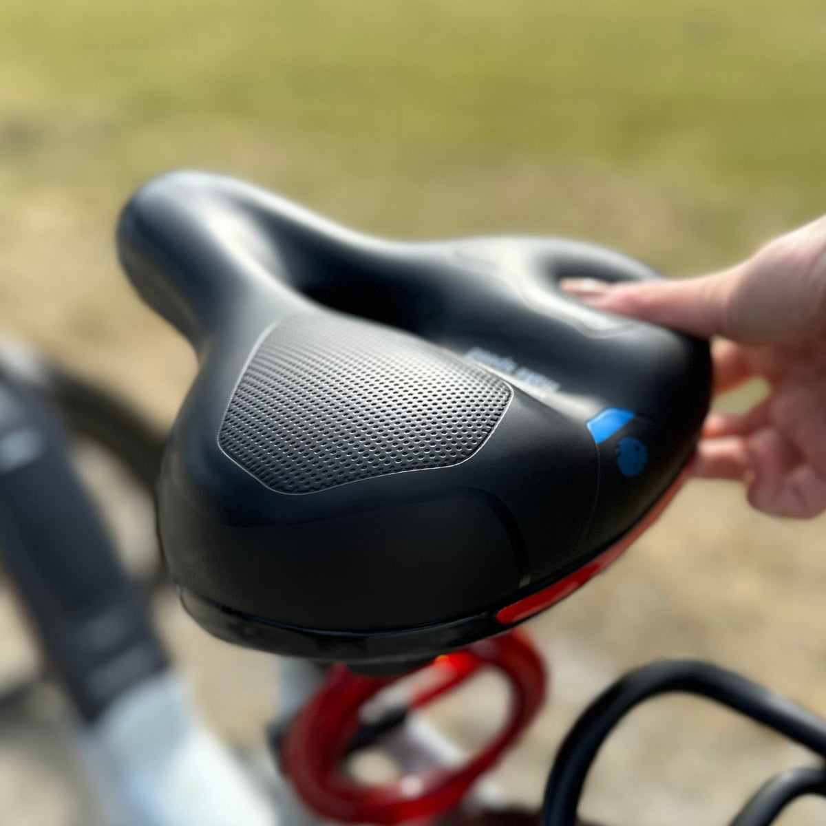 Sella bici ergonomica comfort con ammortizzazione RideRelief