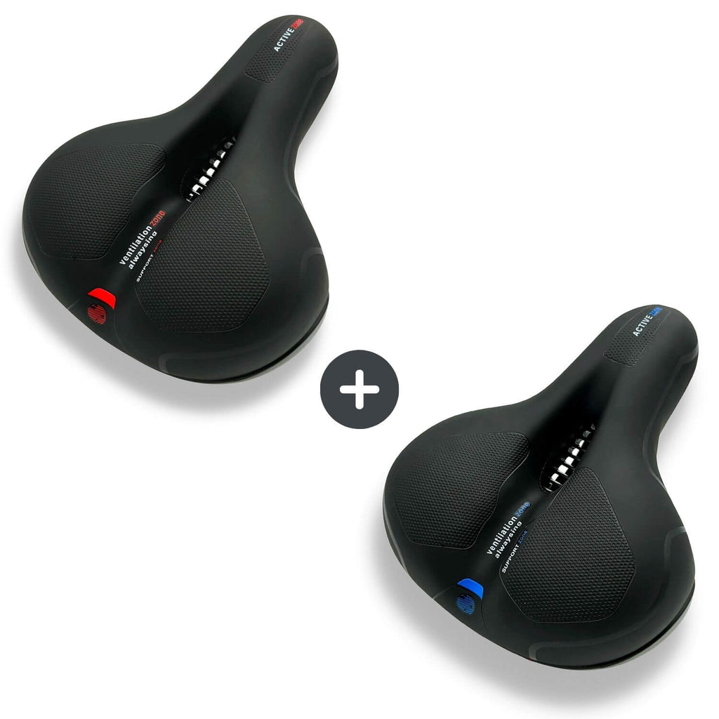 Sella bici ergonomica comfort con ammortizzazione RideRelief