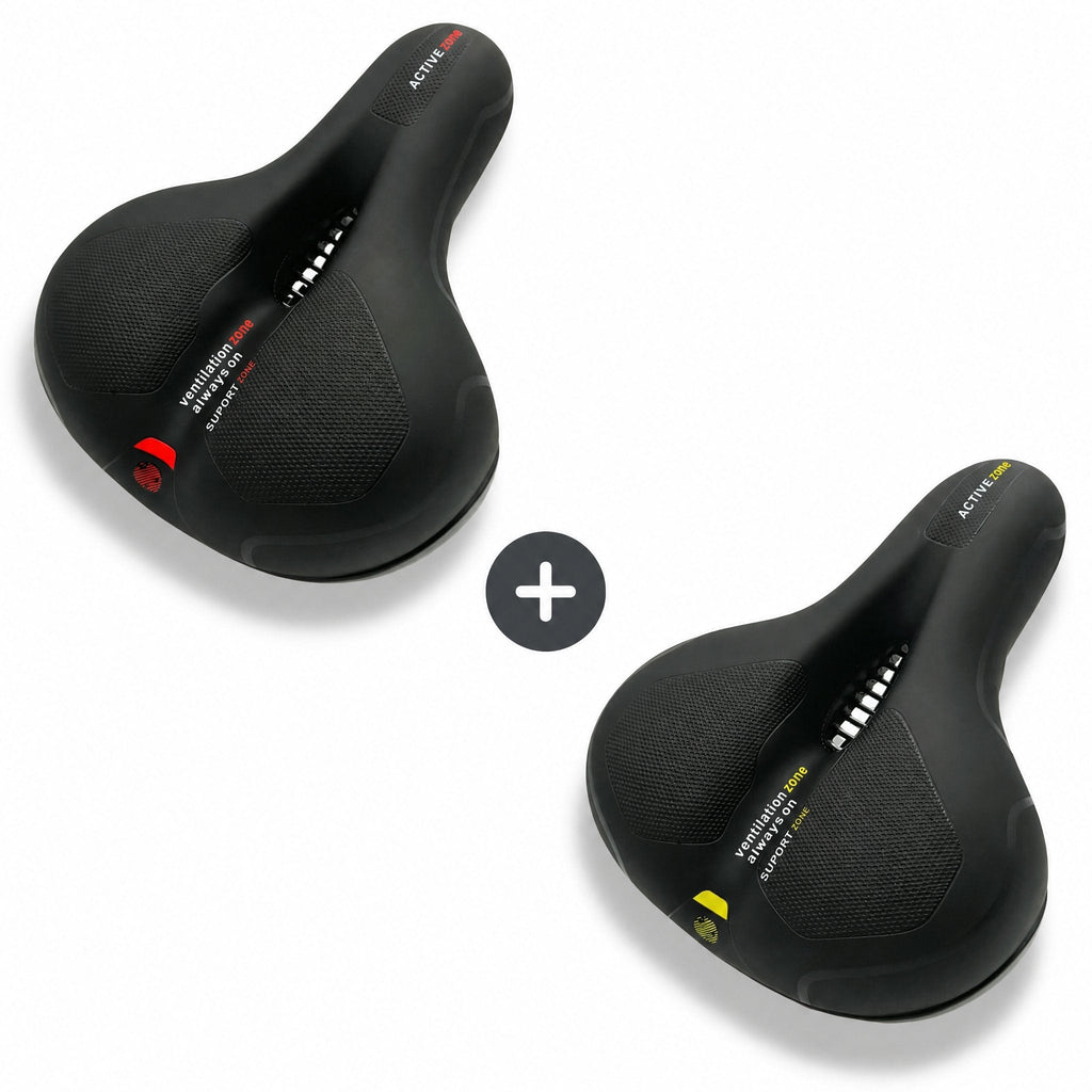 Sella bici ergonomica comfort con ammortizzazione RideRelief