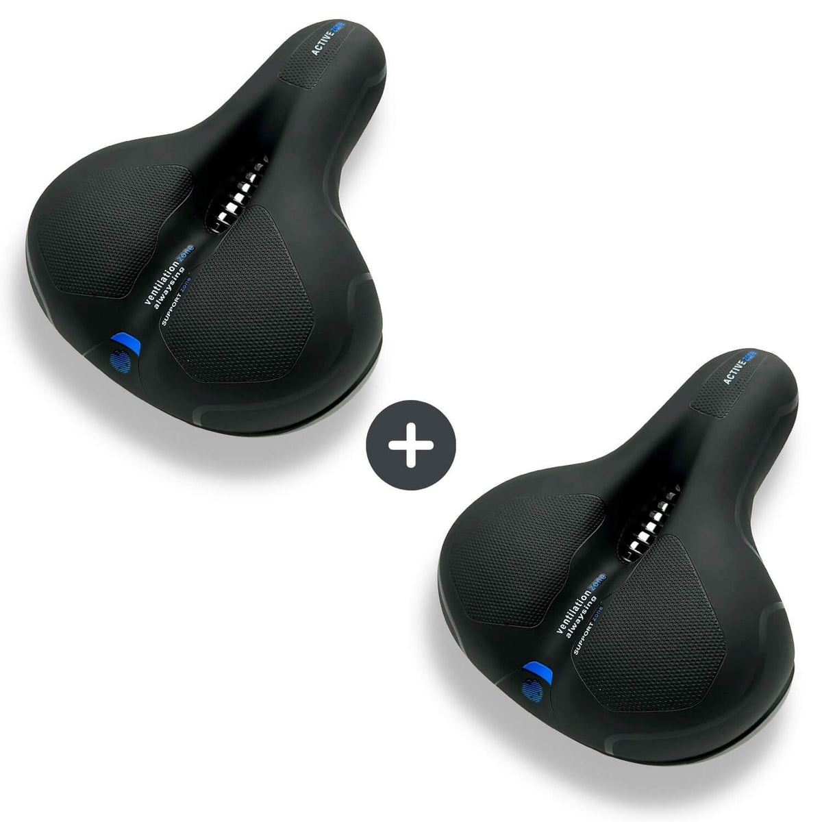 Sella bici ergonomica comfort con ammortizzazione RideRelief