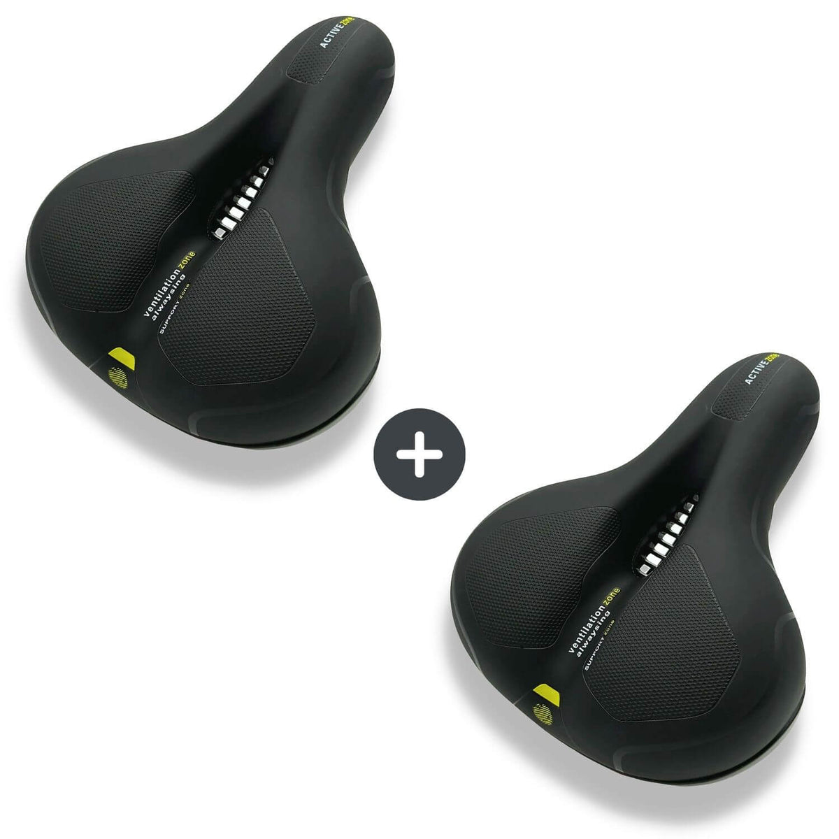 Sella bici ergonomica comfort con ammortizzazione RideRelief