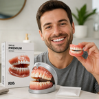 Set di dentiere termoadattabili di grado medico (superiore e inferiore)