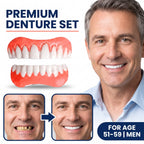 Set di dentiere termoadattabili di grado medico (superiore e inferiore)