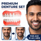 Set di dentiere termoadattabili di grado medico (superiore e inferiore)
