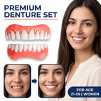 Set di dentiere termoadattabili di grado medico (superiore e inferiore)