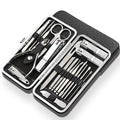 Set professionale per manicure e pedicure LuxeTools in acciaio inossidabile, 19 pezzi