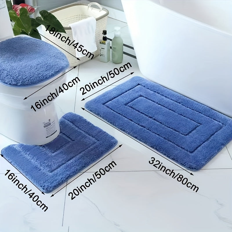 Set tappetini bagno SoftStep Luxe – antiscivolo, ad asciugatura rapida e lavabili