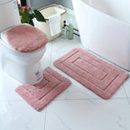 Set tappetini bagno SoftStep Luxe – antiscivolo, ad asciugatura rapida e lavabili