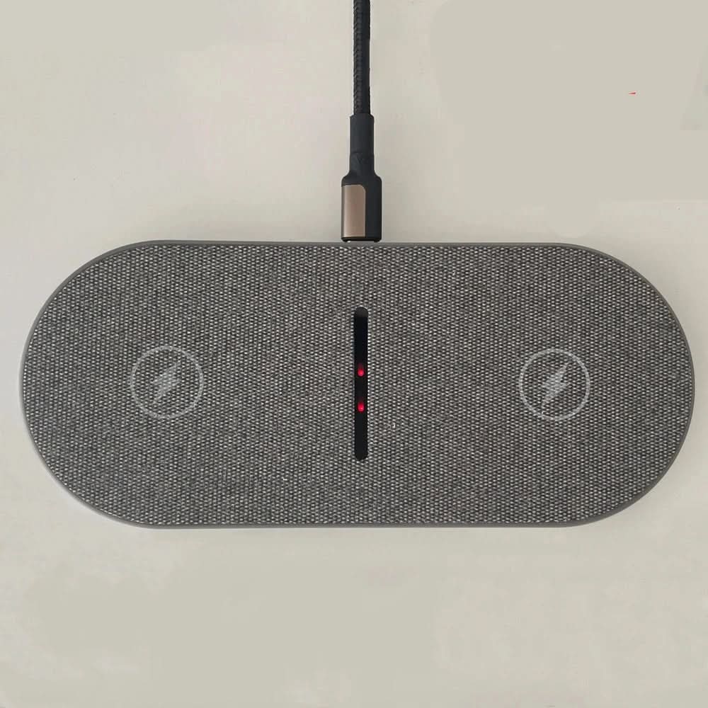 Stazione di ricarica wireless | Ricarica rapida dual-device da 40 W | Compatta