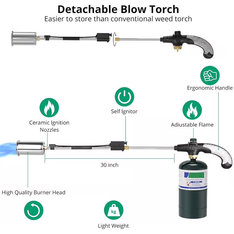 Sperindei Professional Propane Weed Torch Burner