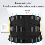 Supporto lombare | Cintura di sostegno | Stabilizzazione a 360° | OrthoFlexa
