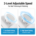 Tagliaunghie elettrico 3 in 1 con taglio, limatura e lucidatura, ricaricabile USB