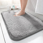 Tappetino da bagno di lusso SoftStep – tappeto extra spesso in microfibra con superficie antiscivolo e alto assorbimento