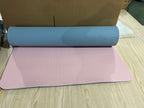 Tappetino yoga fitness antiscivolo con doppio ammortizzamento